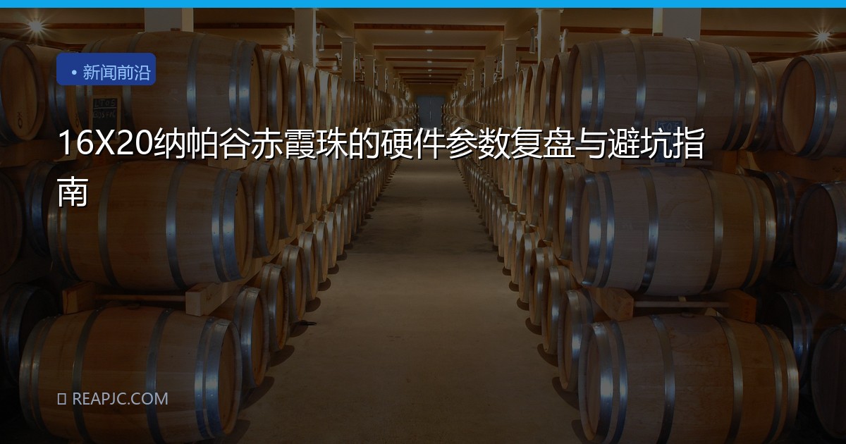 16X20纳帕谷赤霞珠的硬件参数复盘与避坑指南